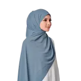Almas Basic Scarf in Babylone Blue