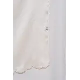 Sulam Melor Scarf in Pearly White