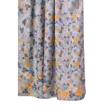 Florescence Satin Silk Printed Scarf In Mustard Sunflower