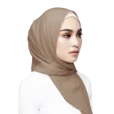 Nawar Basic Scarf in Toffee Beige