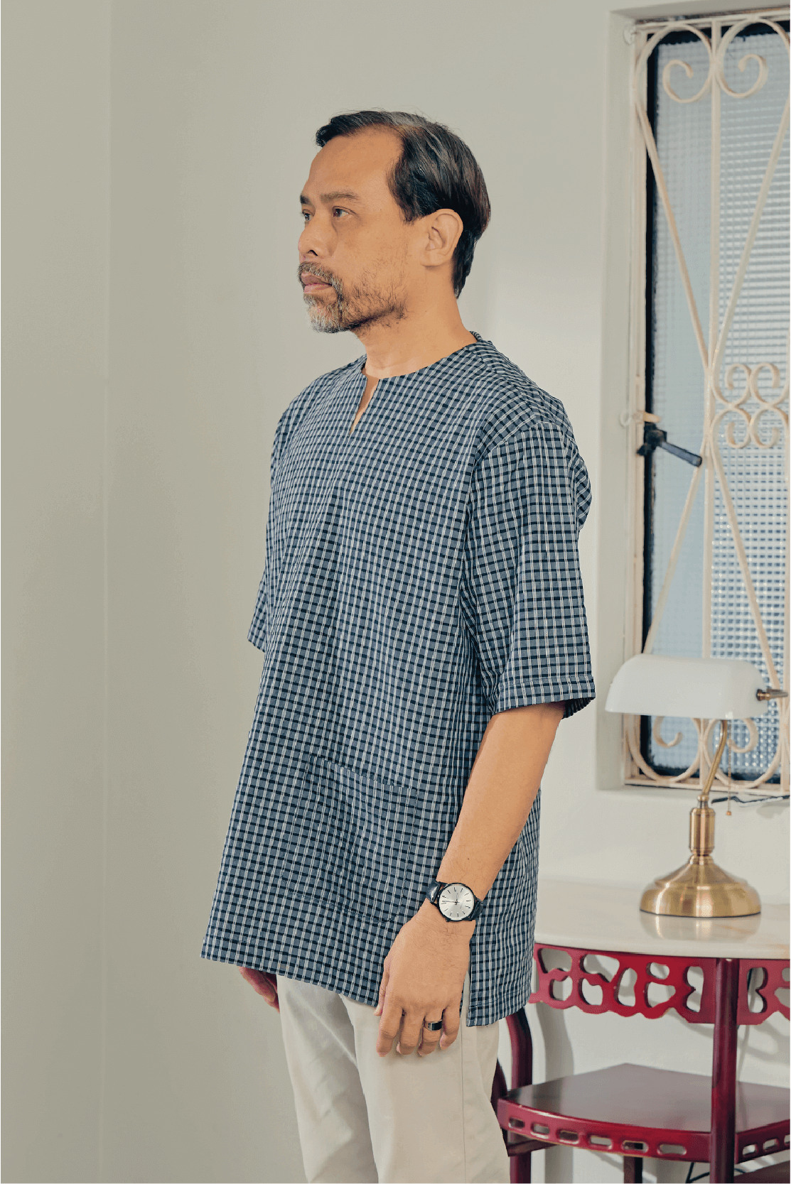 UMMA Kurta Mega in Mendung Black