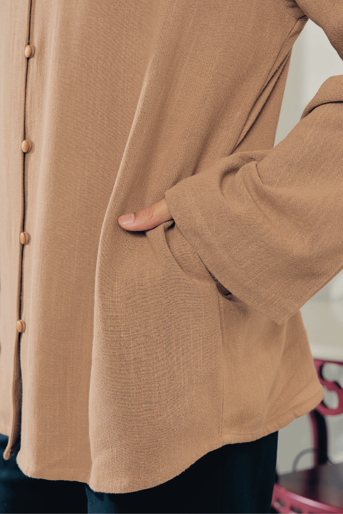 UMMA Kurta Budi in Sabut Brown