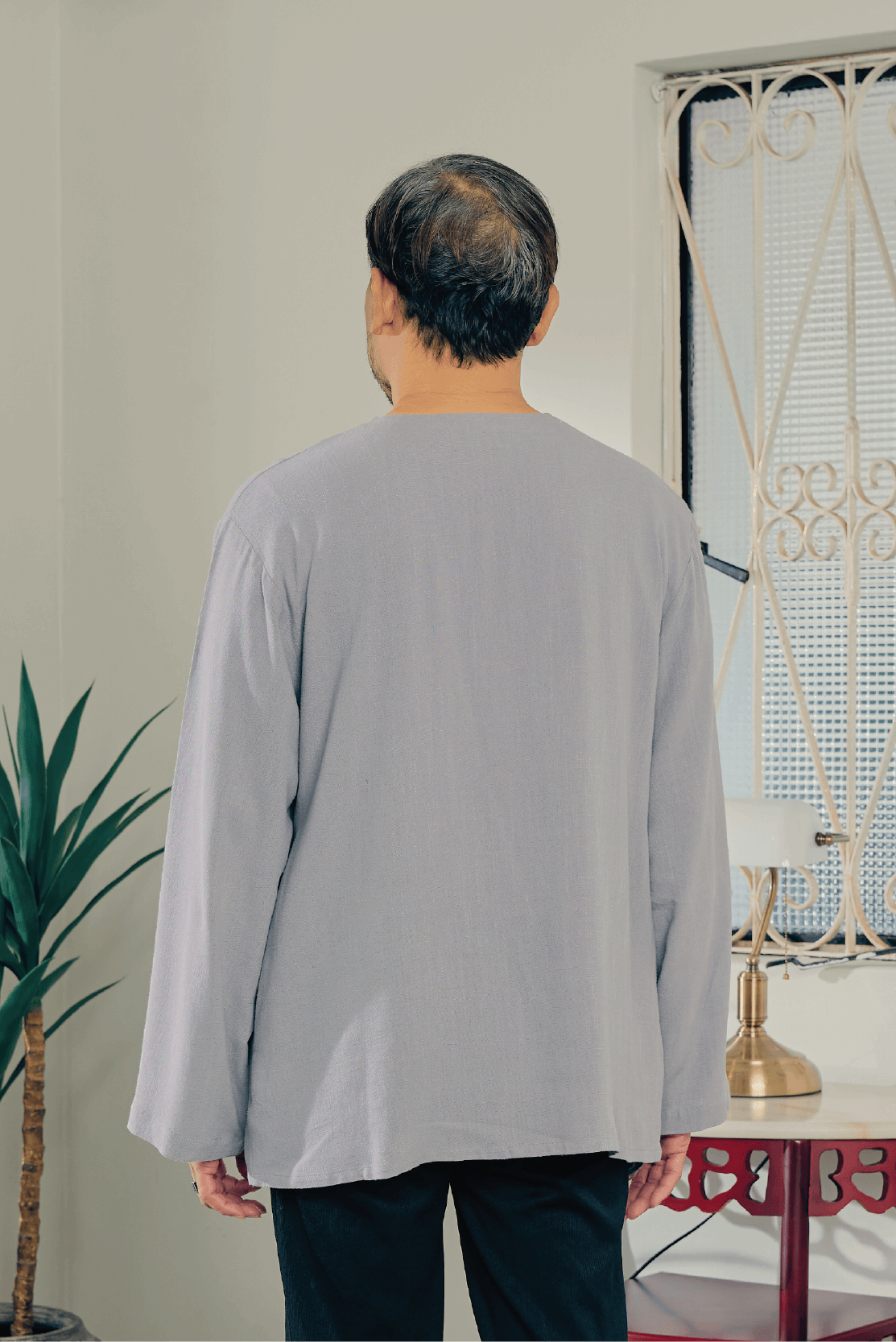UMMA Kurta Budi in Abu Grey