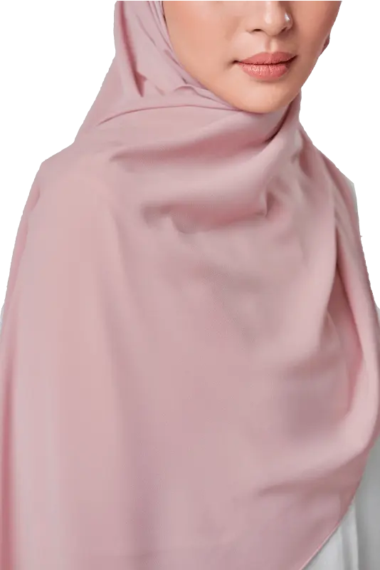 Almas Basic Scarf in Ballet Blush