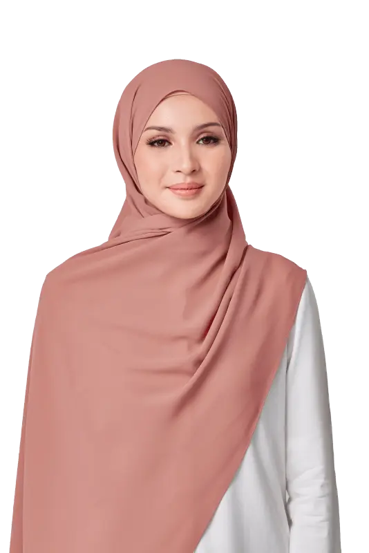 Almas Basic Scarf in Dust Brick Brown