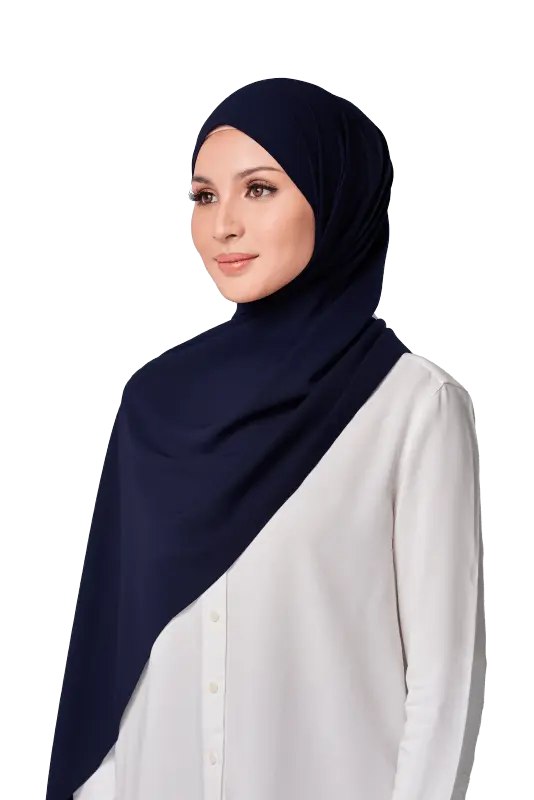Almas Basic Scarf in Evening Navy