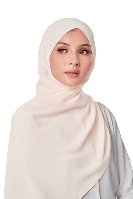 Almas Basic Scarf in Oyster Cream