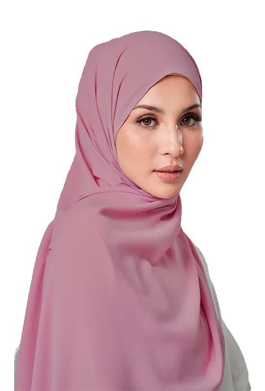 Almas Basic Scarf in Isabel Pink