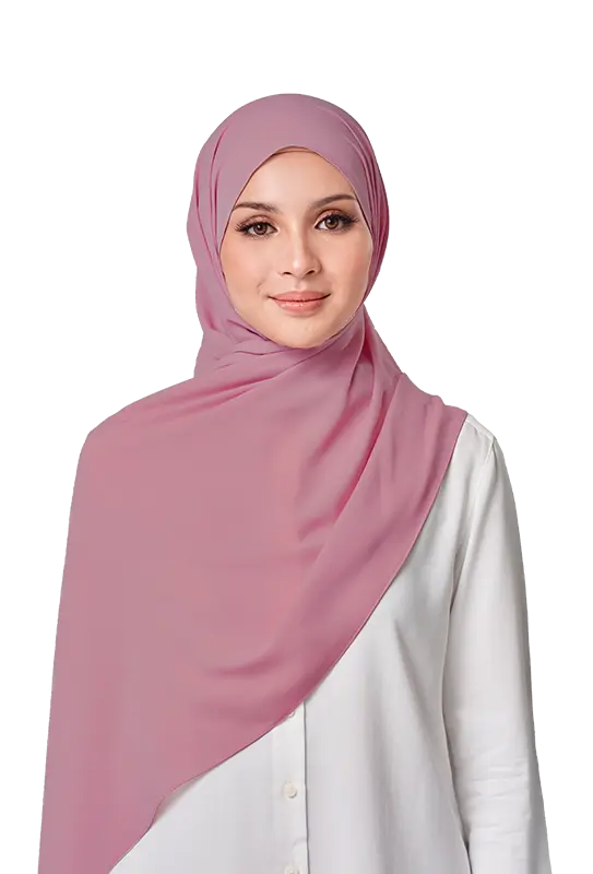 Almas Basic Scarf in Isabel Pink