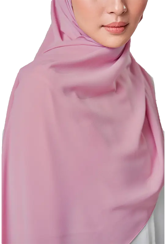 Almas Basic Scarf in Sea Pink
