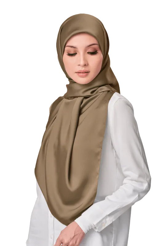 Asna Basic Scarf in Brunette