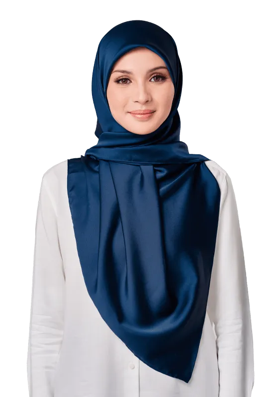 Asna Basic Scarf in Denim