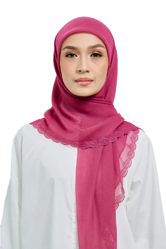 Sulam Wau Cemara Square in Hati Red