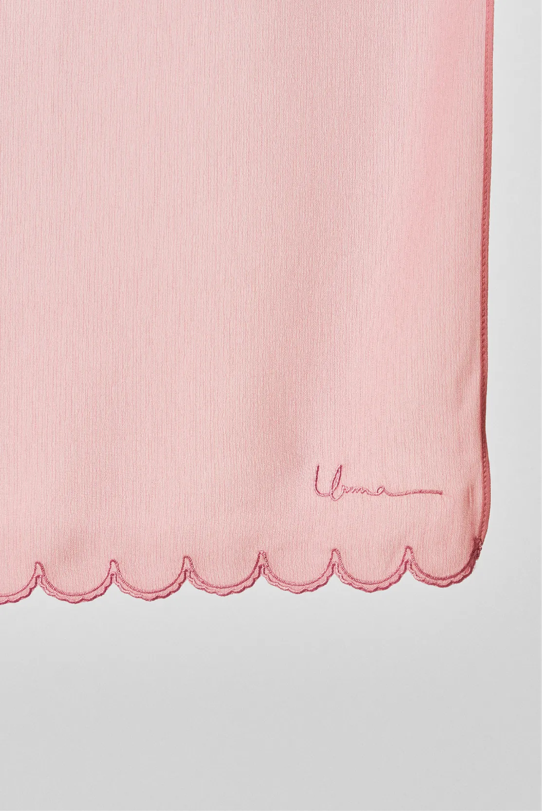 Sulam Delima Scarf in Hibiscus Mauve