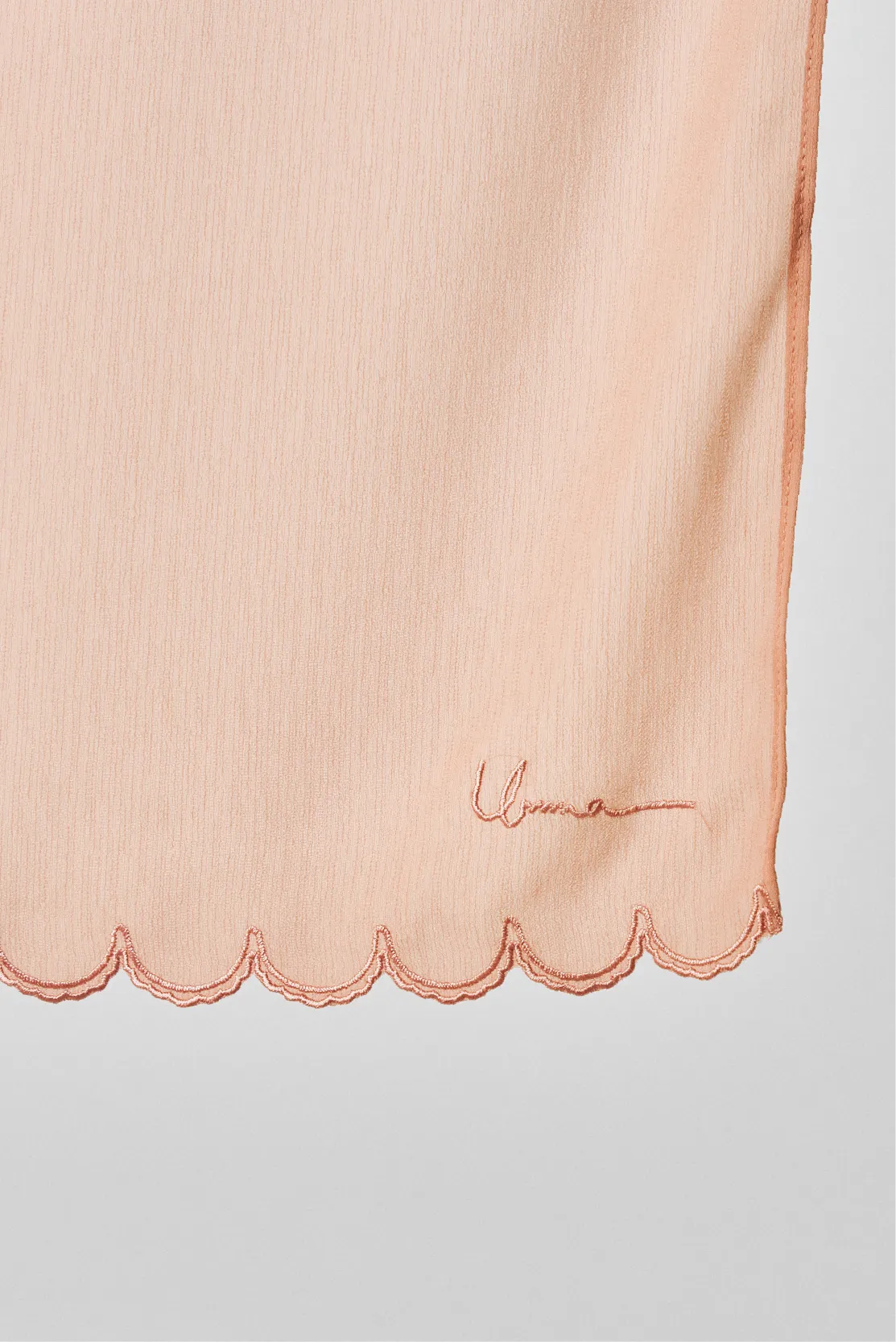 Sulam Delima Scarf in Syrup Brown