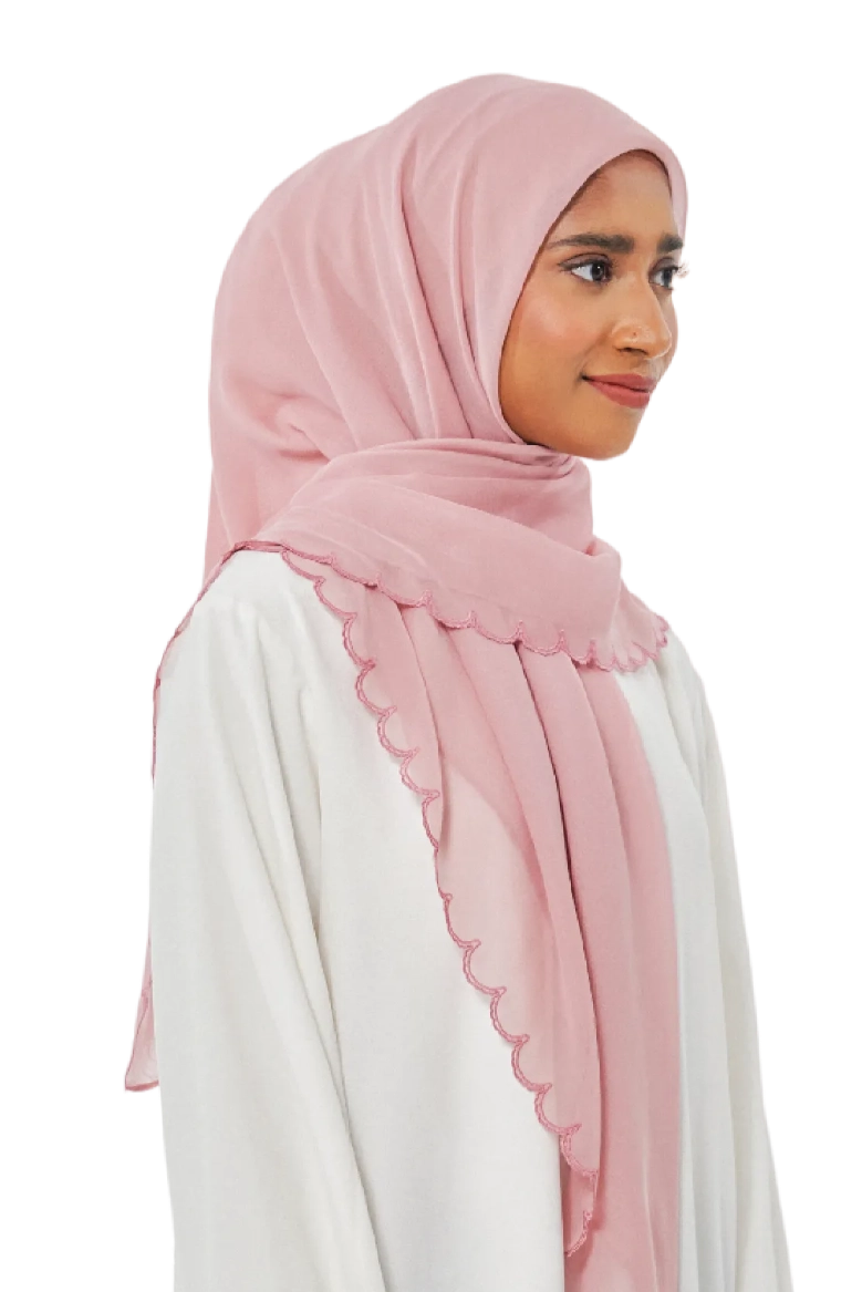 Sulam Cempaka Square in Zephyr Mauve