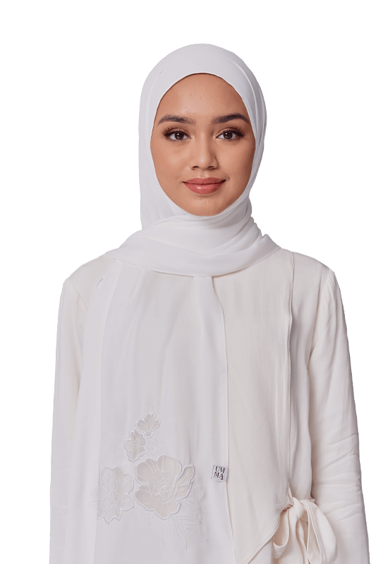 Sulam Kirana Scarf in Lava Smoke