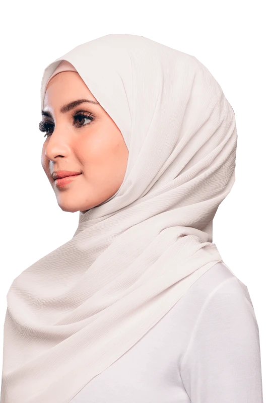 Mayesa Basic Scarf in White