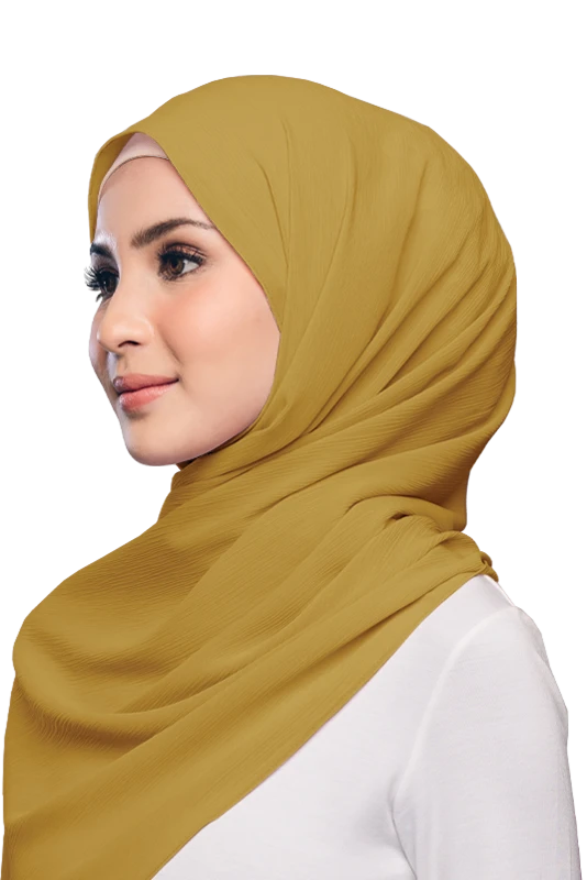 Mayesa Basic Scarf in Mustard