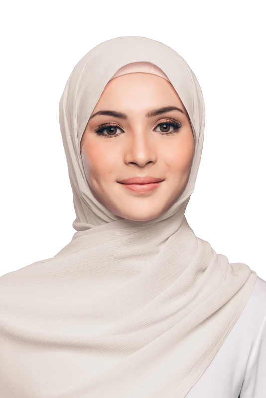 Mayesa Basic Scarf in Cream