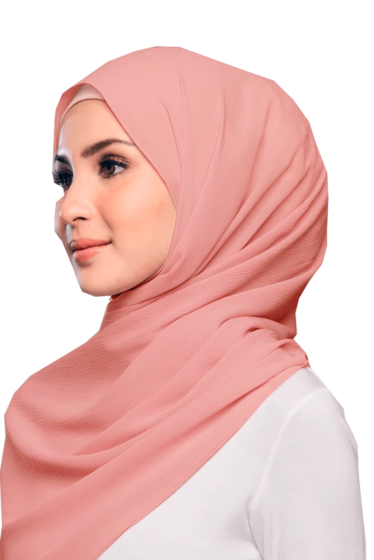 Mayesa Basic Scarf in Coral