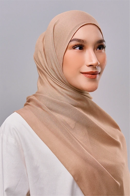 Qadira Rayon Basic Scarf in Taos Taupe