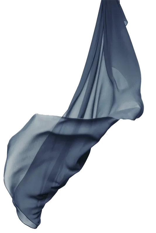 Azra Semi Instant Scarf in Arctic Blue
