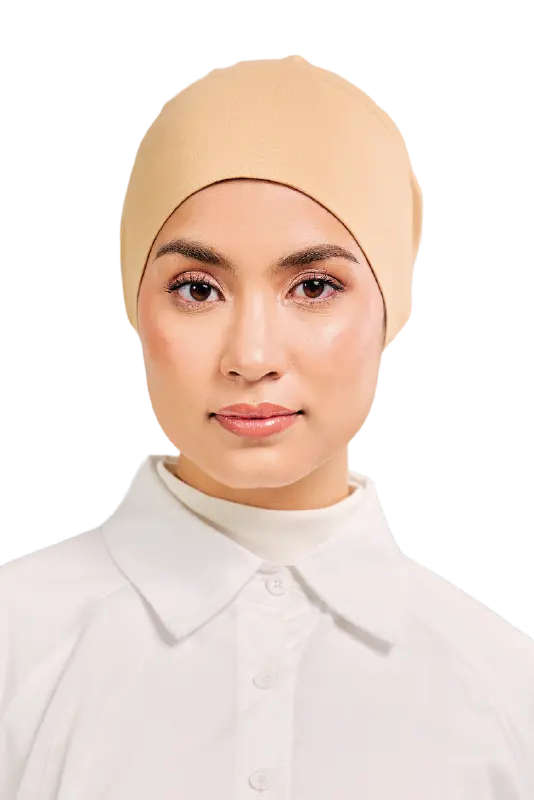Salma Inner Cap in Hazel Brown