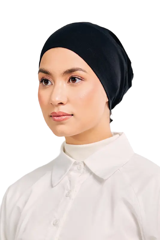 Salma Inner Cap in Izella Black