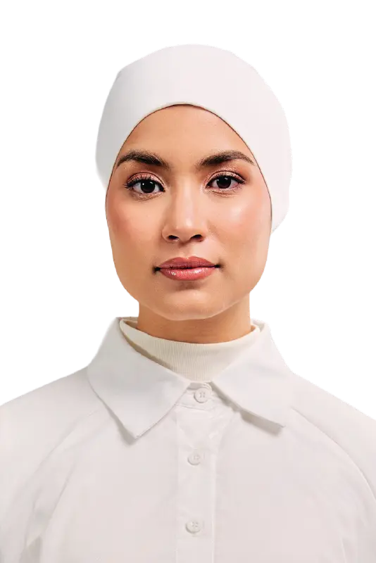 Salma Inner Cap in Lumina White
