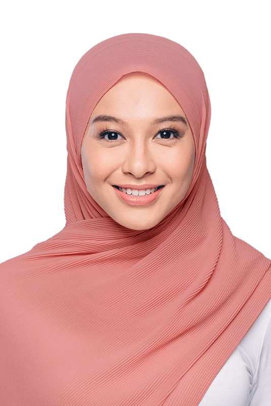 Yara Pleated in Coral