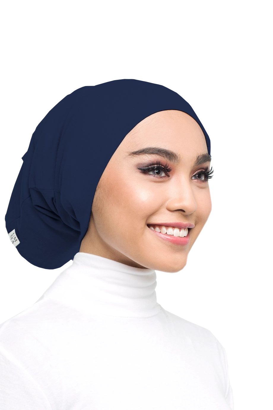 Aza Inner Cap in Navy Blue