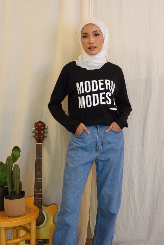 UMMA Long Sleeve Tshirt in Black
