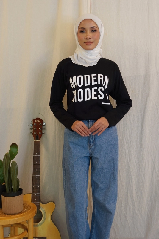 UMMA Long Sleeve Tshirt in Black