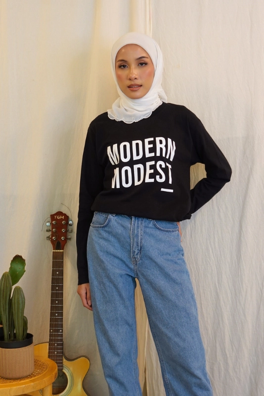 UMMA Long Sleeve Tshirt in Black