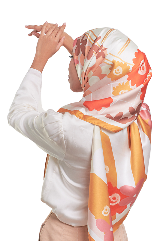 Hadiqa Printed Square in Summer
