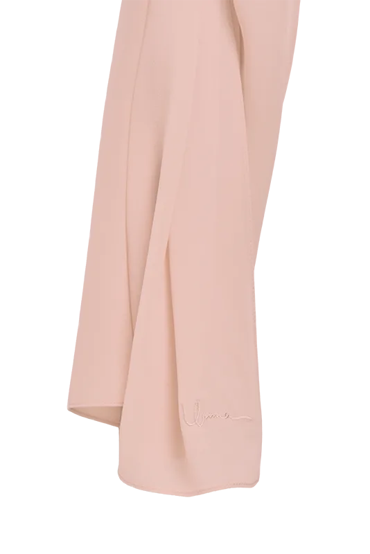Kalsom Light Chiffon Scarf in Kashmiri Pink