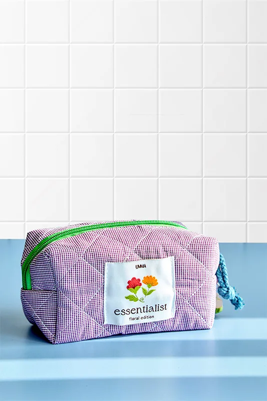 The Capsule Pouch Bag in Grapple Purple